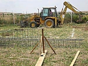 Ahşap Ev Temel Çalışması