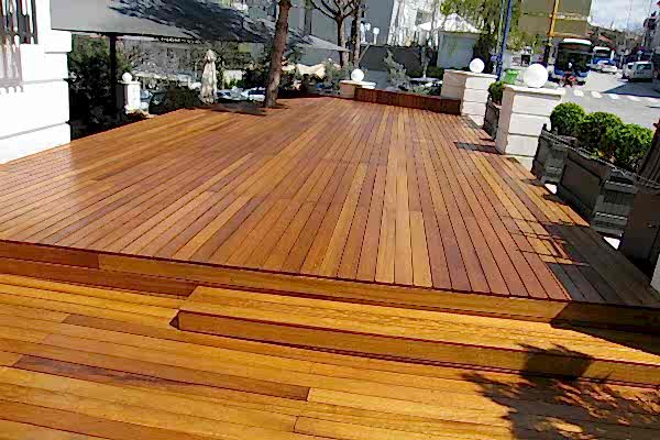 İroko -İreko- Bahçe Yer Kaplama